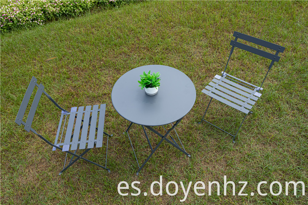 3 Pieces Outdoor Patio Bistro Set